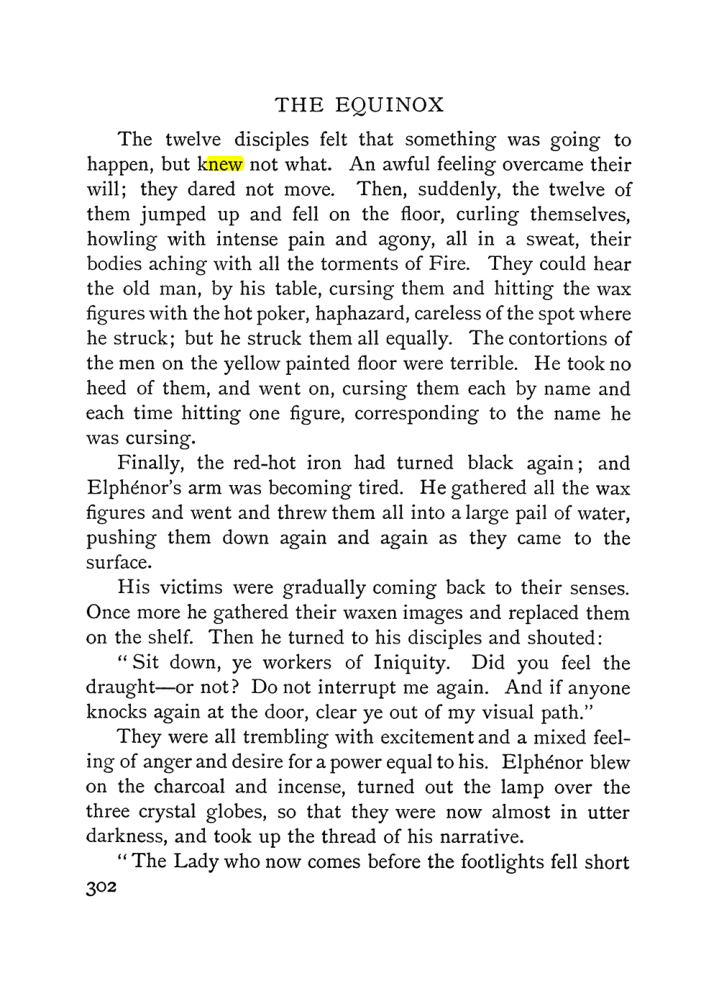 Original scan of The Equinox (Volume I, Number III), PDF page 320