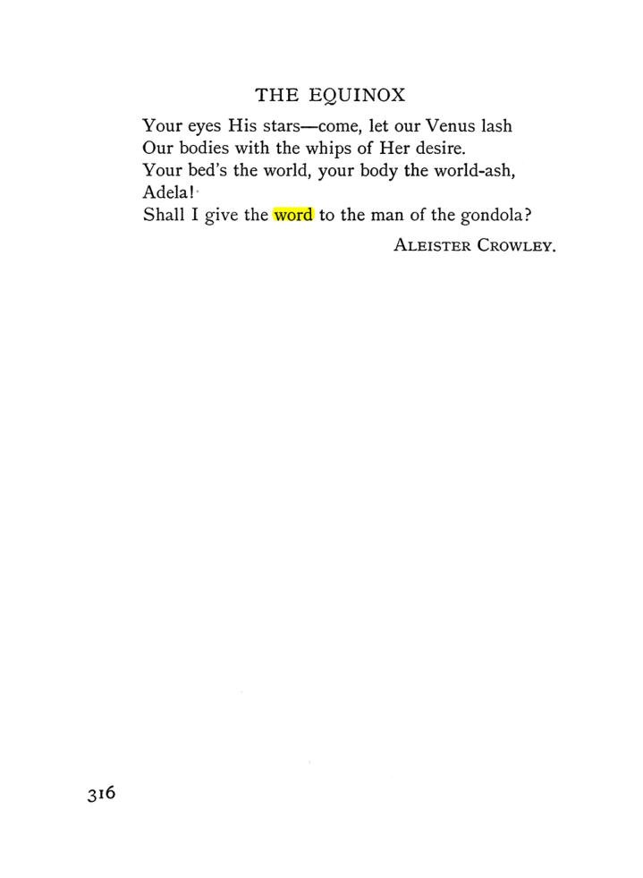 Original scan of The Equinox (Volume I, Number III), PDF page 334