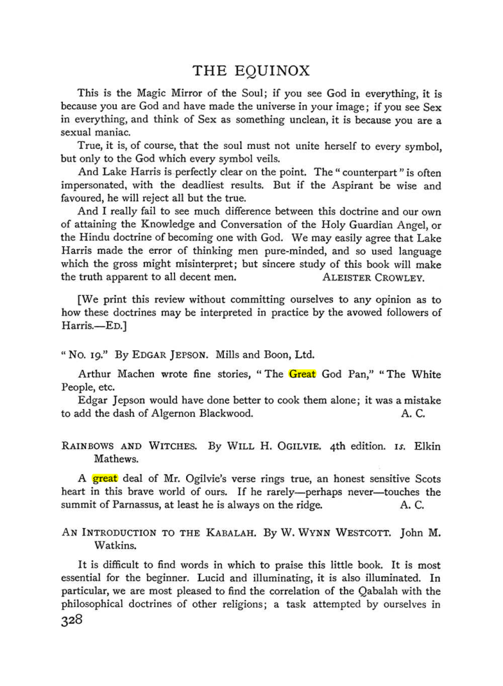 Original scan of The Equinox (Volume I, Number III), PDF page 346