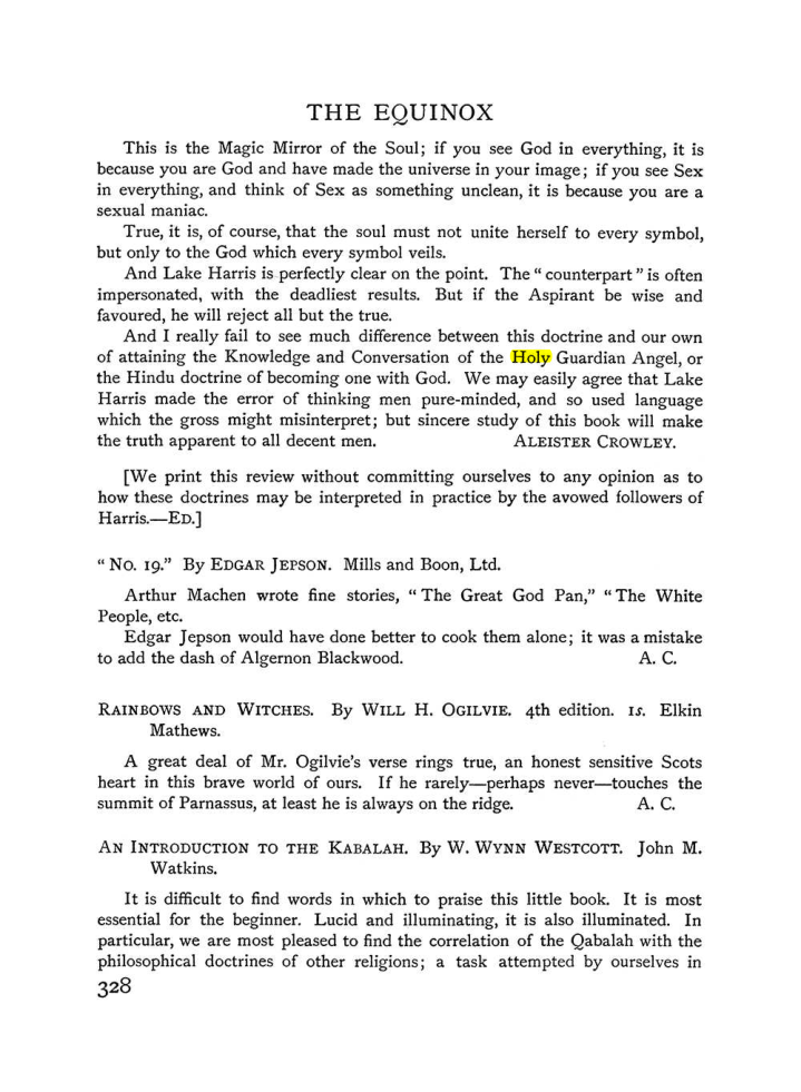 Original scan of The Equinox (Volume I, Number III), PDF page 346