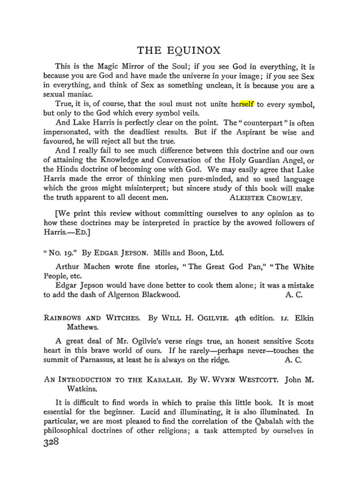 Original scan of The Equinox (Volume I, Number III), PDF page 346