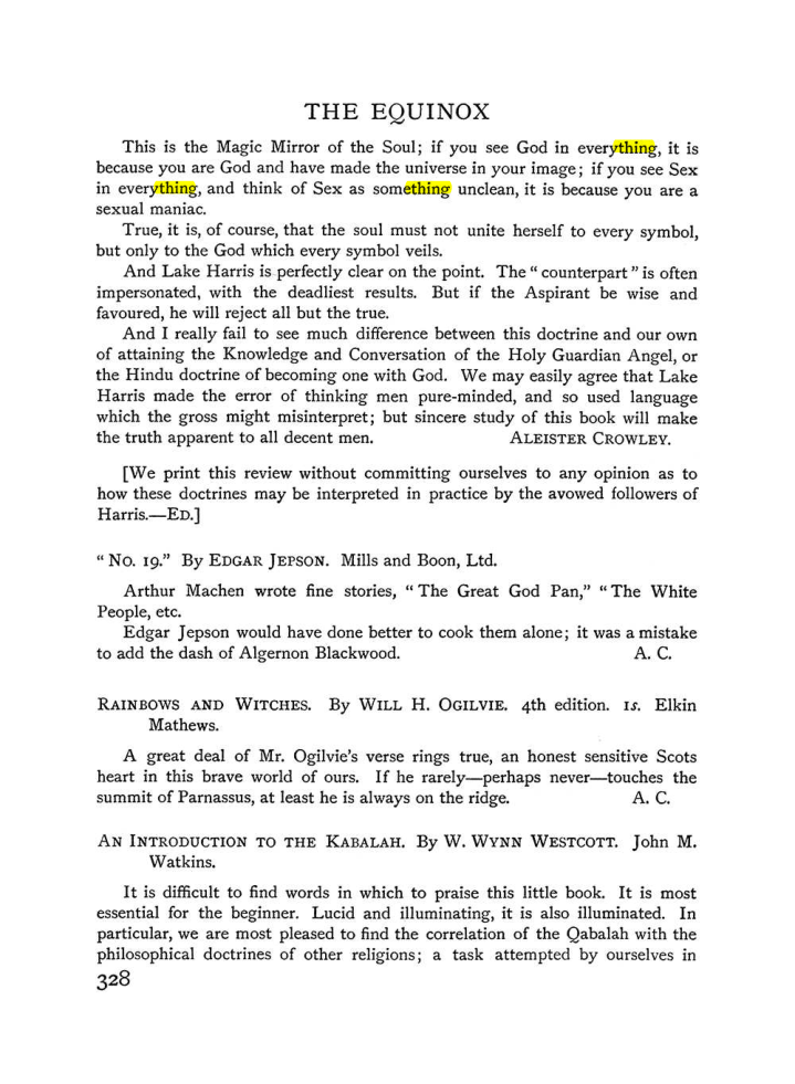 Original scan of The Equinox (Volume I, Number III), PDF page 346