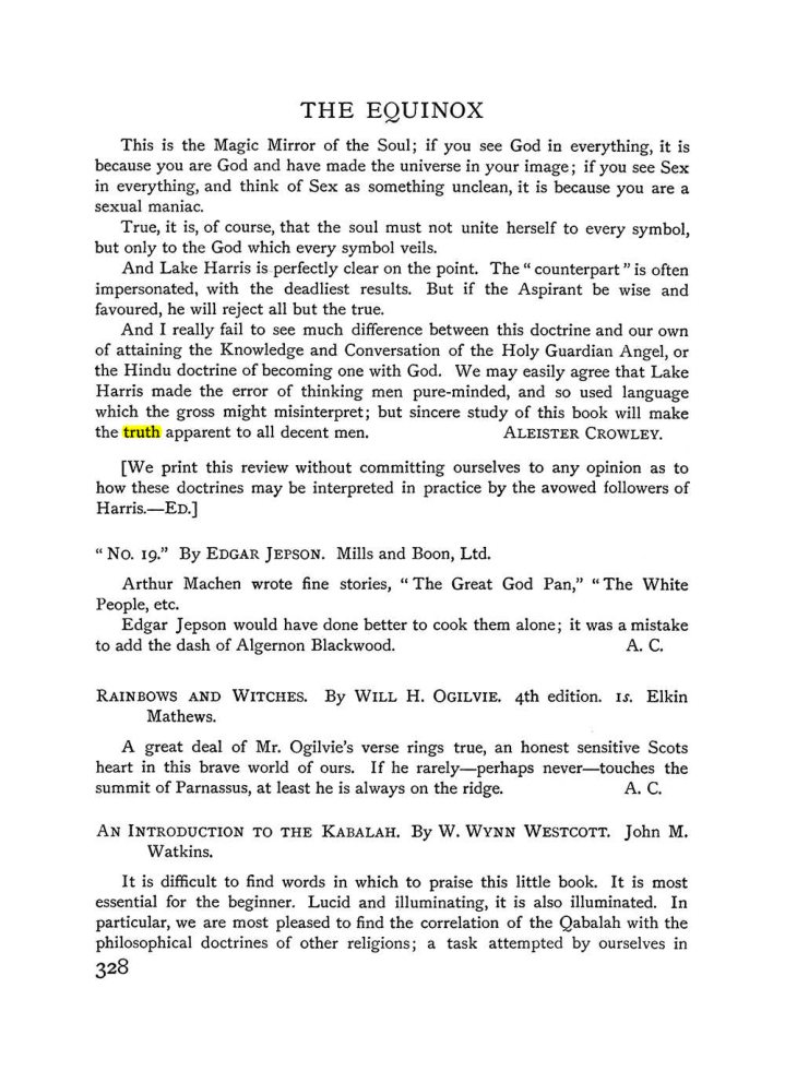 Original scan of The Equinox (Volume I, Number III), PDF page 346