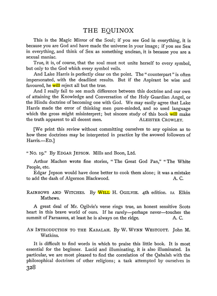Original scan of The Equinox (Volume I, Number III), PDF page 346