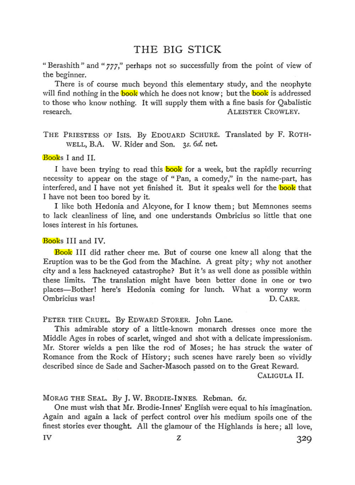 Original scan of The Equinox (Volume I, Number III), PDF page 347