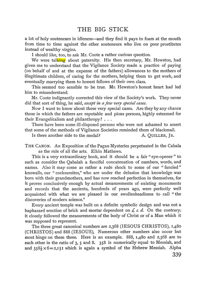 Original scan of The Equinox (Volume I, Number III), PDF page 357