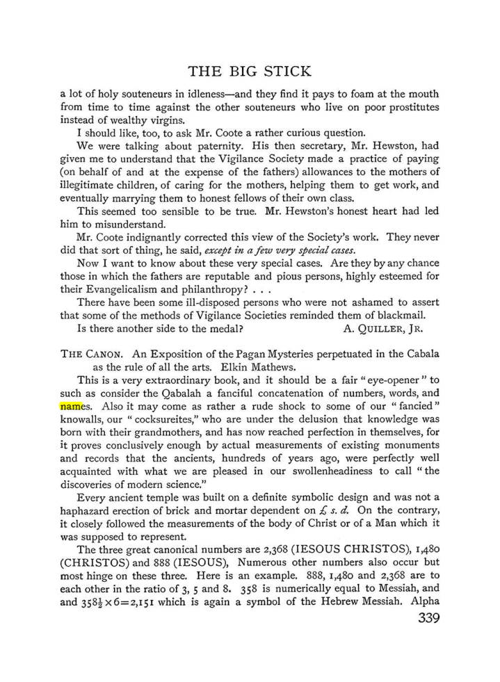 Original scan of The Equinox (Volume I, Number III), PDF page 357