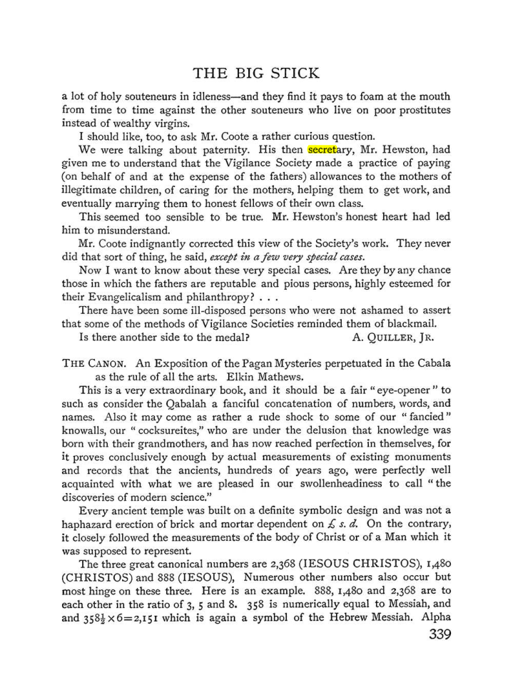 Original scan of The Equinox (Volume I, Number III), PDF page 357