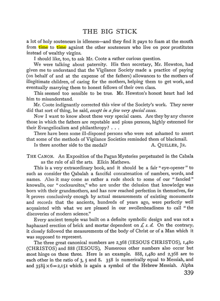 Original scan of The Equinox (Volume I, Number III), PDF page 357
