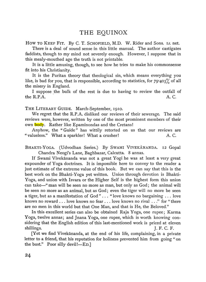 Original scan of The Equinox (Volume I, Number III), PDF page 36