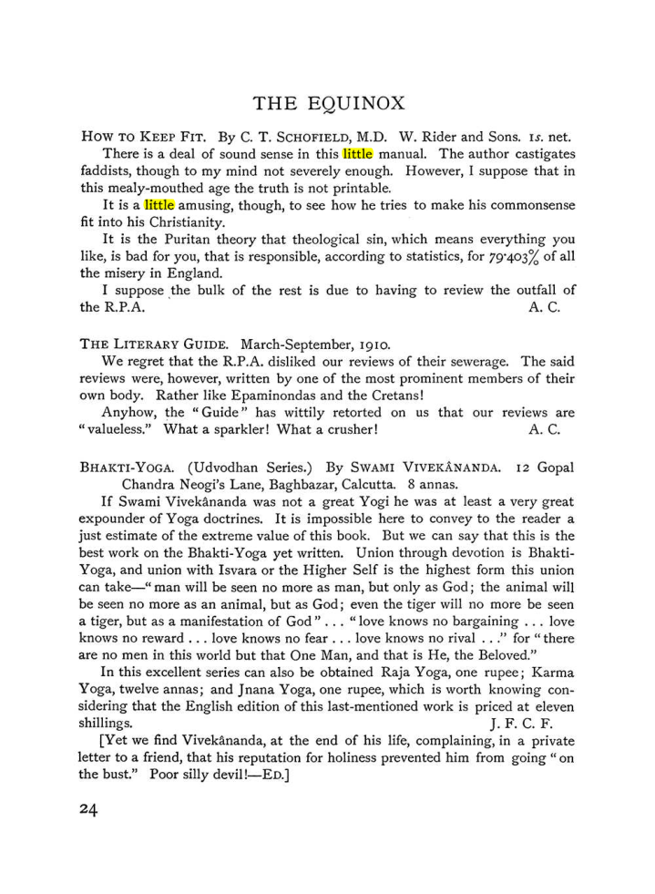 Original scan of The Equinox (Volume I, Number III), PDF page 36