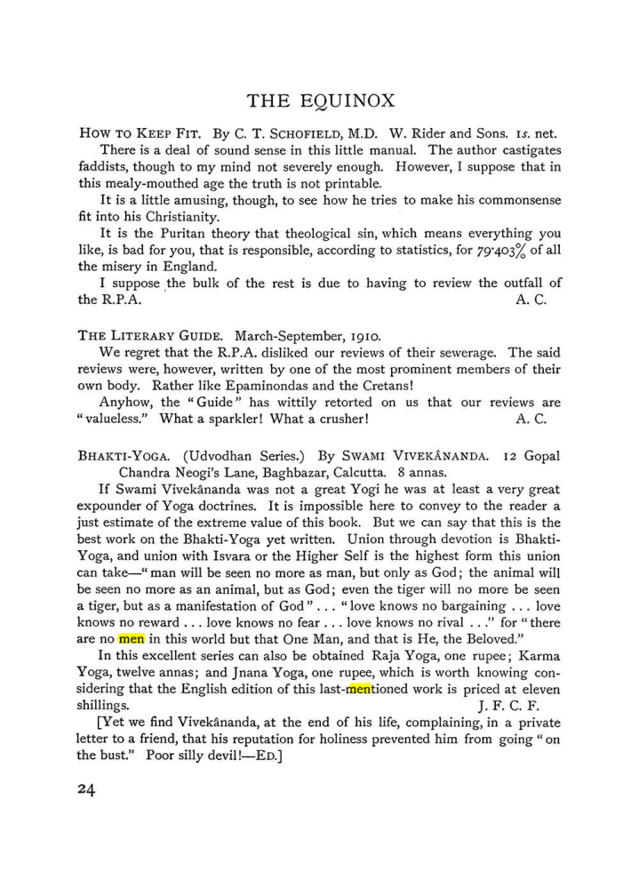 Original scan of The Equinox (Volume I, Number III), PDF page 36