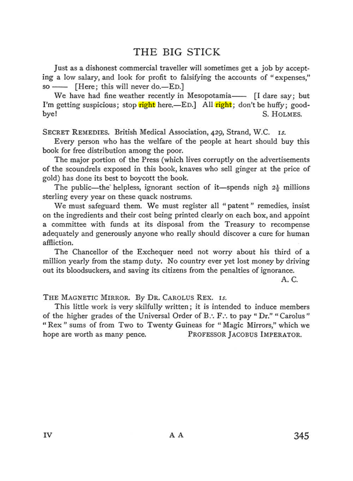 Original scan of The Equinox (Volume I, Number III), PDF page 363