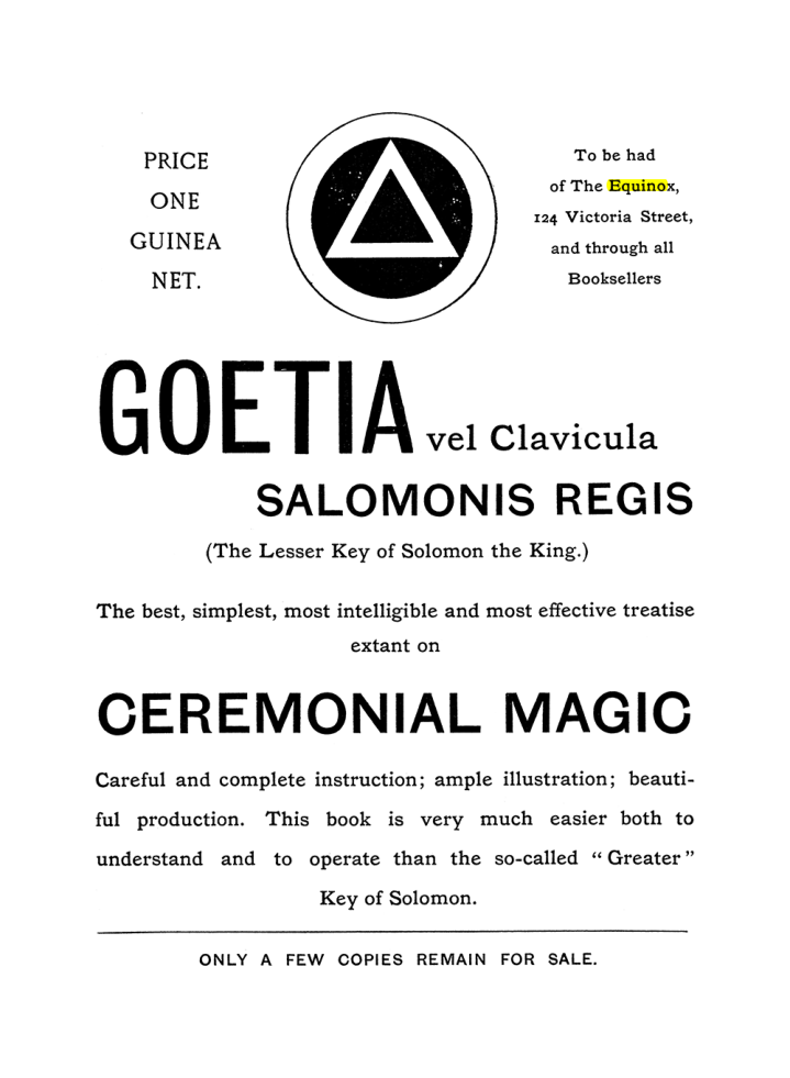 Original scan of The Equinox (Volume I, Number III), PDF page 496