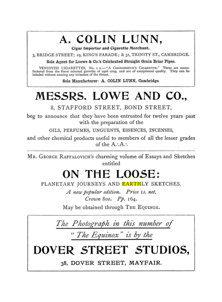 Original scan of The Equinox (Volume I, Number III), PDF page 501
