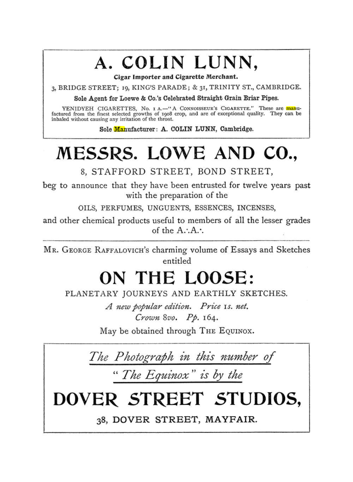 Original scan of The Equinox (Volume I, Number III), PDF page 501