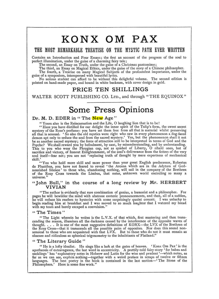 Original scan of The Equinox (Volume I, Number III), PDF page 502