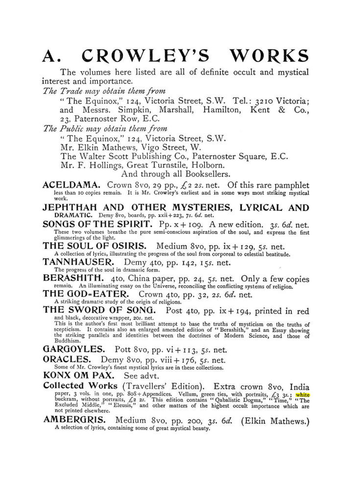 Original scan of The Equinox (Volume I, Number III), PDF page 503