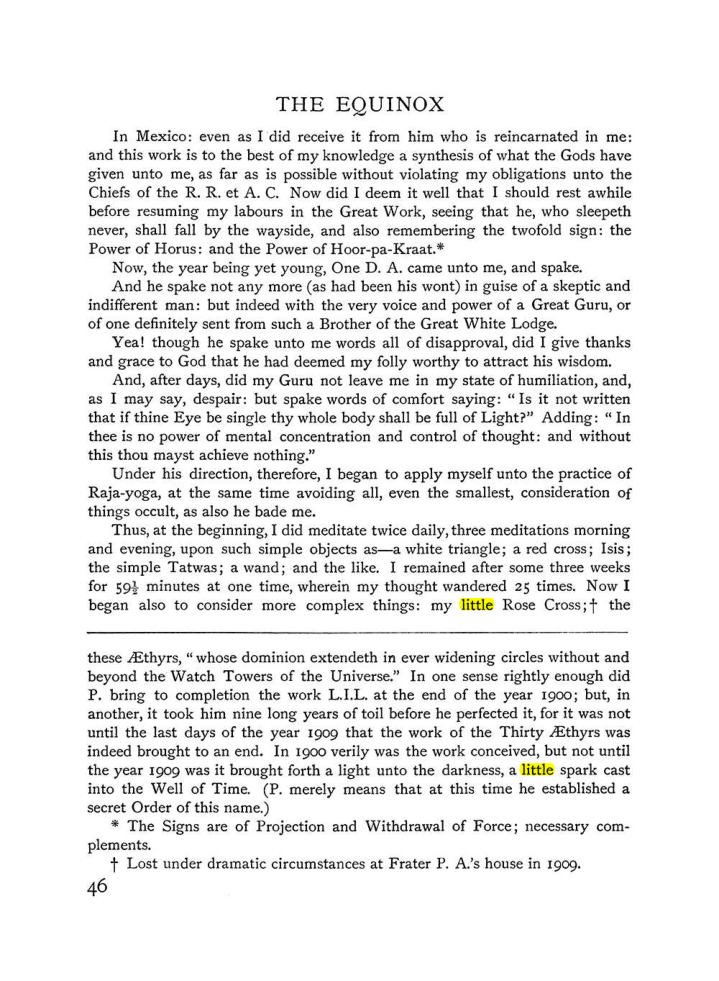 Original scan of The Equinox (Volume I, Number III), PDF page 58