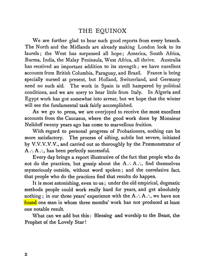 Original scan of The Equinox (Volume I, Number V), PDF page 10