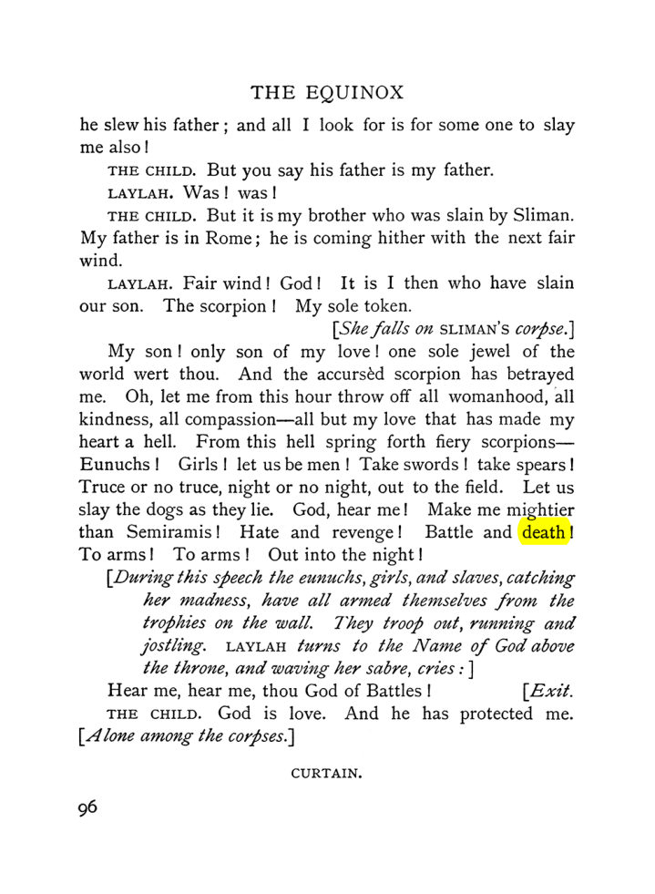 Original scan of The Equinox (Volume I, Number V), PDF page 104