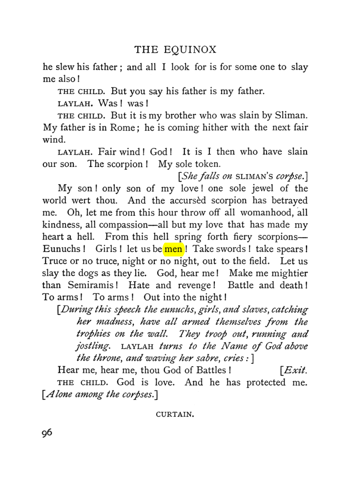 Original scan of The Equinox (Volume I, Number V), PDF page 104