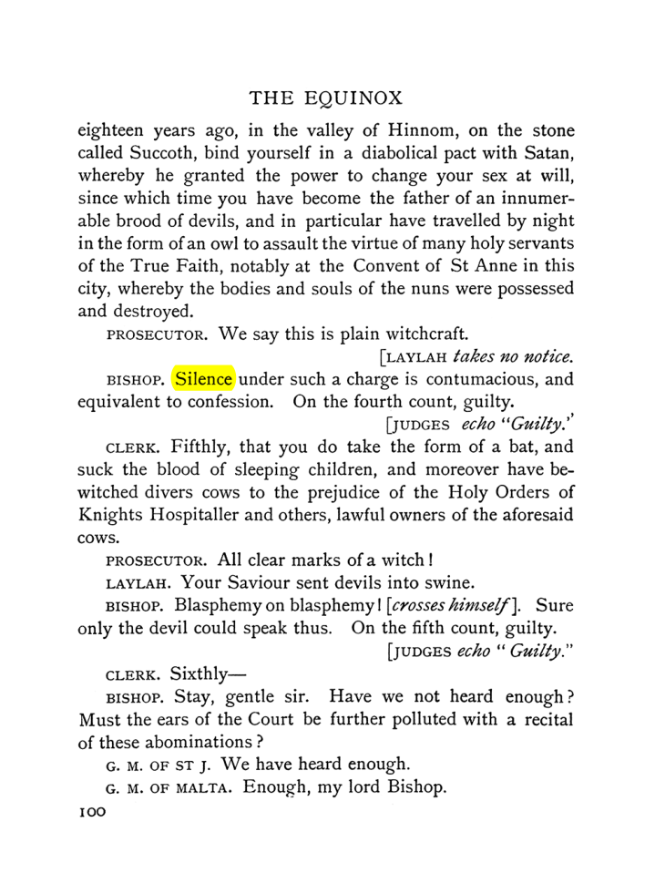 Original scan of The Equinox (Volume I, Number V), PDF page 108