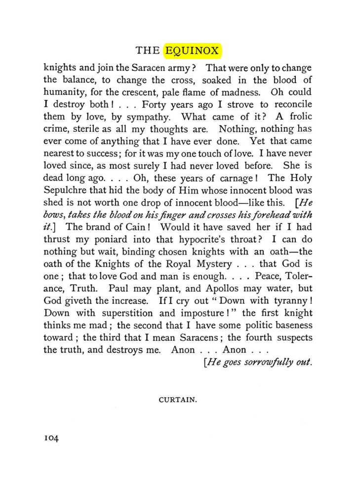 Original scan of The Equinox (Volume I, Number V), PDF page 112