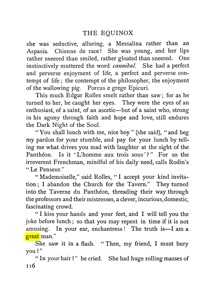 Original scan of The Equinox (Volume I, Number V), PDF page 124