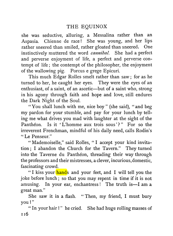 Original scan of The Equinox (Volume I, Number V), PDF page 124