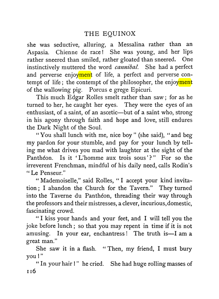 Original scan of The Equinox (Volume I, Number V), PDF page 124