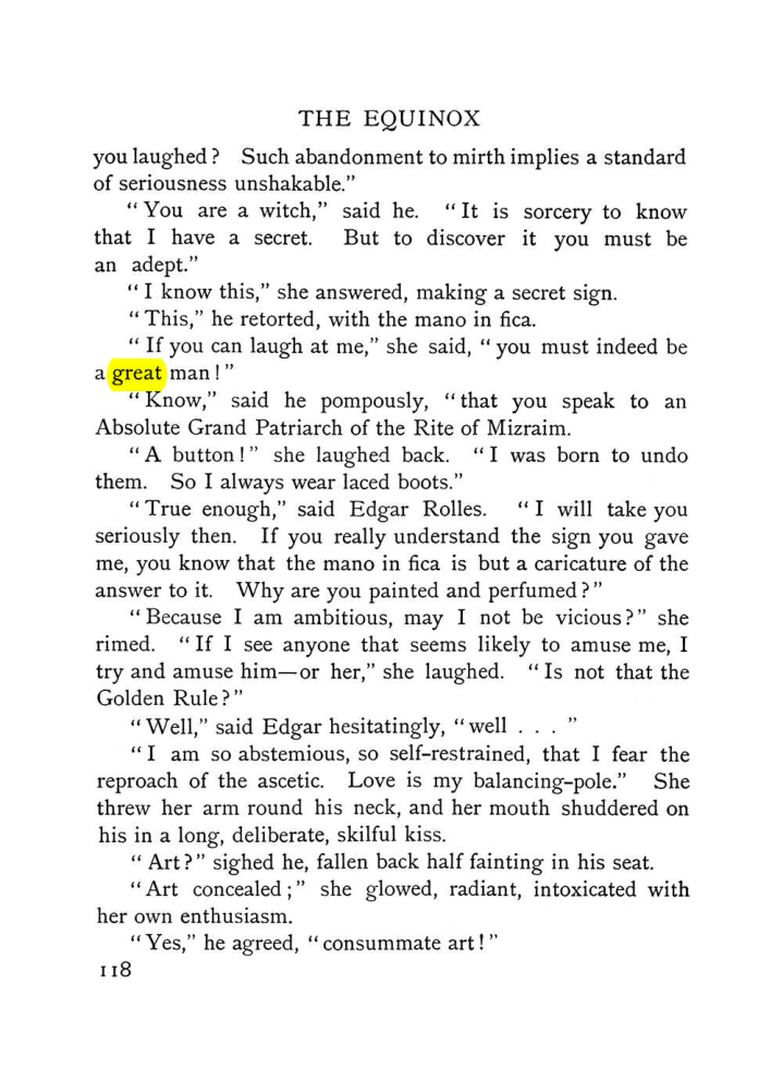 Original scan of The Equinox (Volume I, Number V), PDF page 126