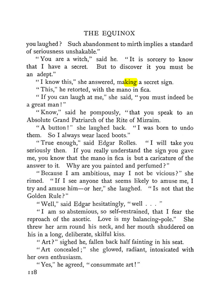 Original scan of The Equinox (Volume I, Number V), PDF page 126