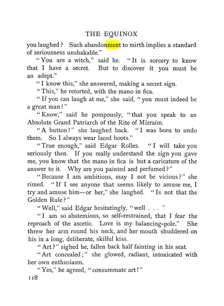 Original scan of The Equinox (Volume I, Number V), PDF page 126