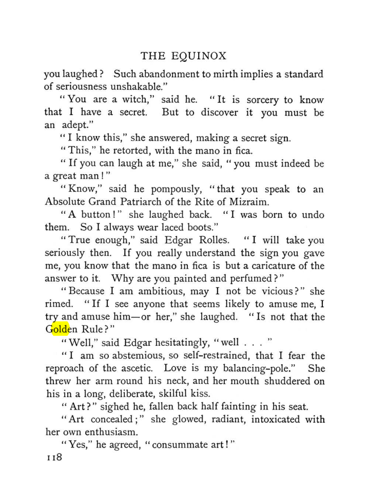 Original scan of The Equinox (Volume I, Number V), PDF page 126