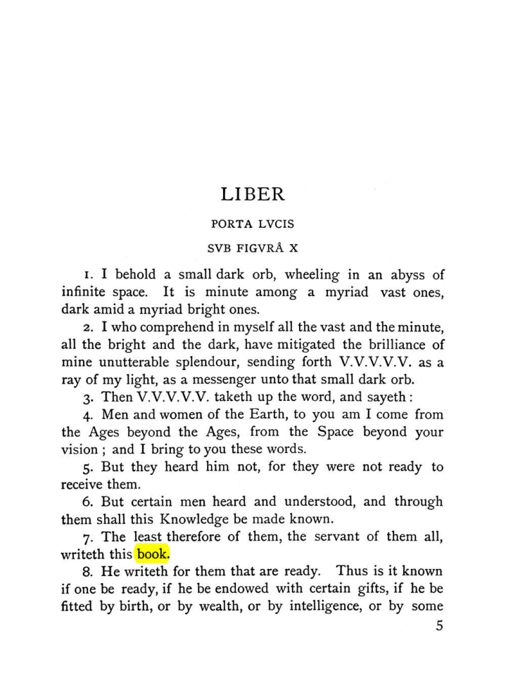Original scan of The Equinox (Volume I, Number V), PDF page 13