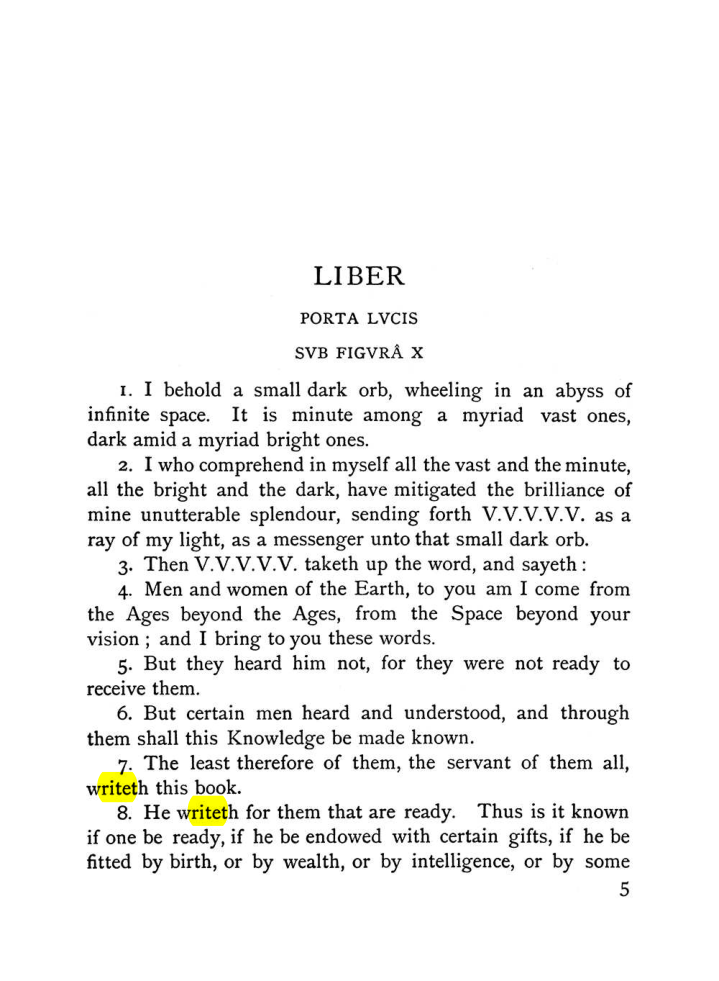 Original scan of The Equinox (Volume I, Number V), PDF page 13