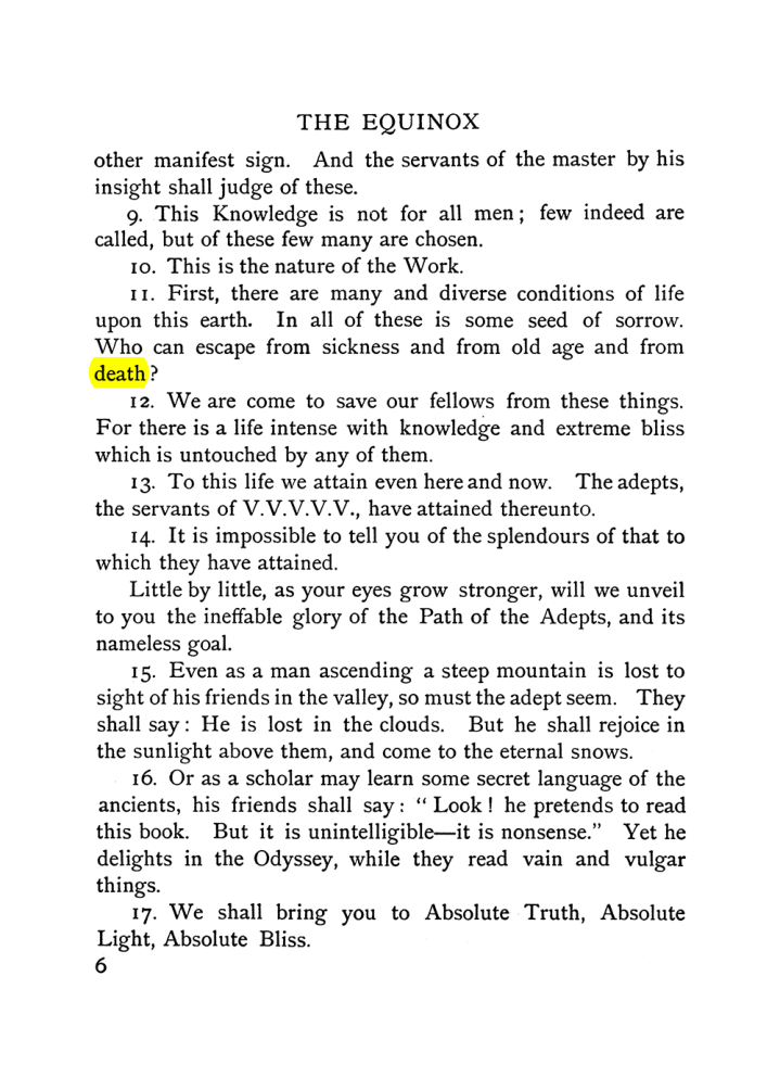 Original scan of The Equinox (Volume I, Number V), PDF page 14