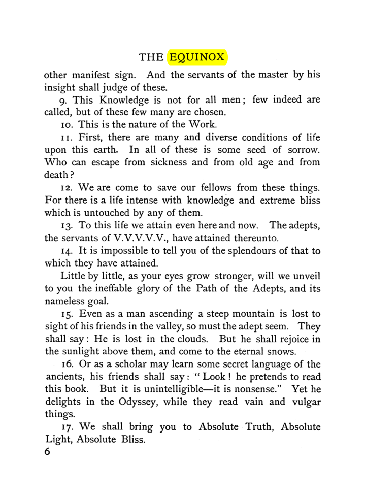 Original scan of The Equinox (Volume I, Number V), PDF page 14