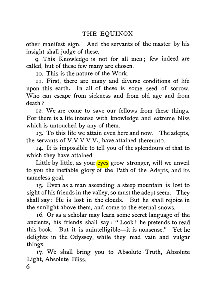 Original scan of The Equinox (Volume I, Number V), PDF page 14