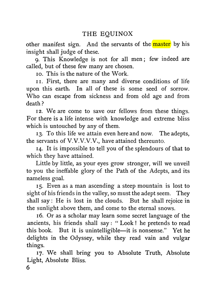 Original scan of The Equinox (Volume I, Number V), PDF page 14