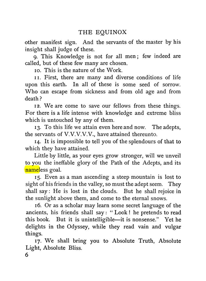 Original scan of The Equinox (Volume I, Number V), PDF page 14