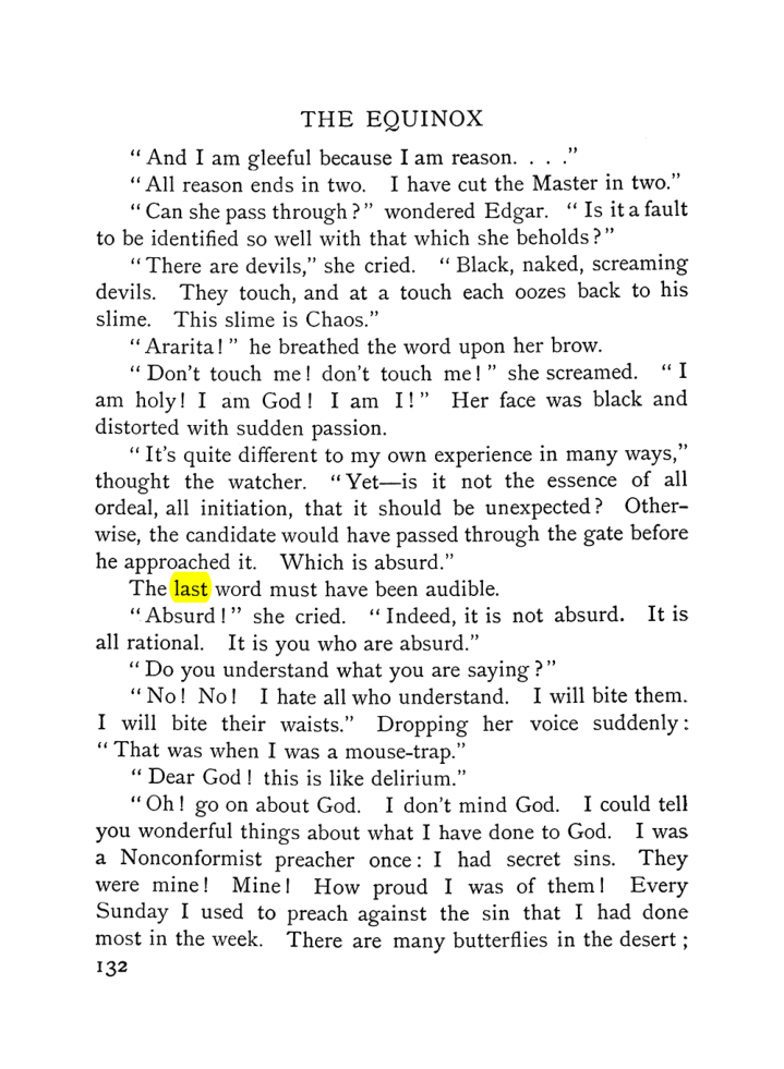 Original scan of The Equinox (Volume I, Number V), PDF page 140
