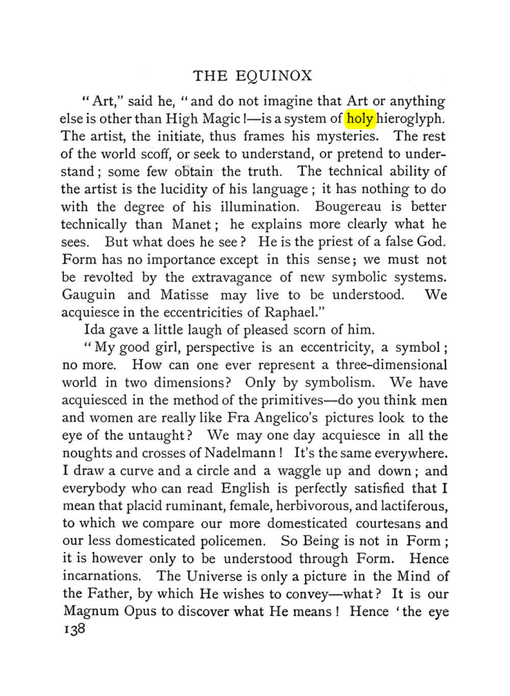 Original scan of The Equinox (Volume I, Number V), PDF page 146