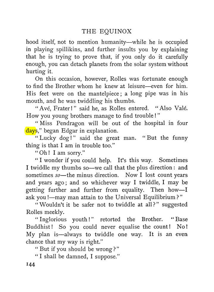 Original scan of The Equinox (Volume I, Number V), PDF page 152