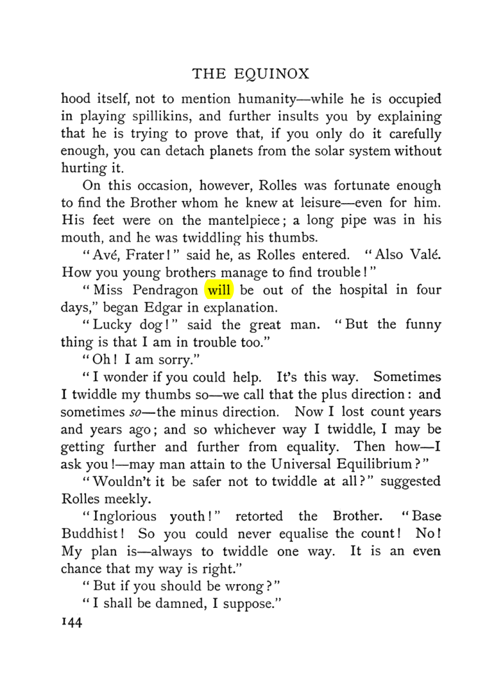 Original scan of The Equinox (Volume I, Number V), PDF page 152