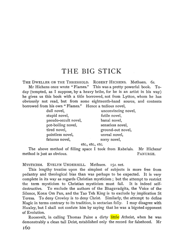 Original scan of The Equinox (Volume I, Number V), PDF page 168