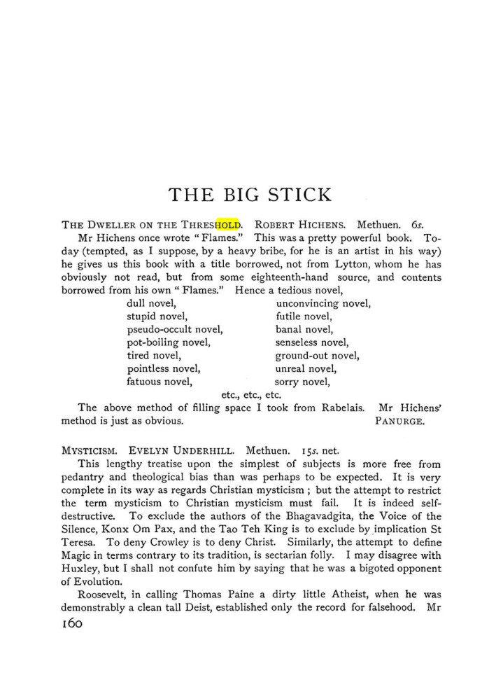 Original scan of The Equinox (Volume I, Number V), PDF page 168