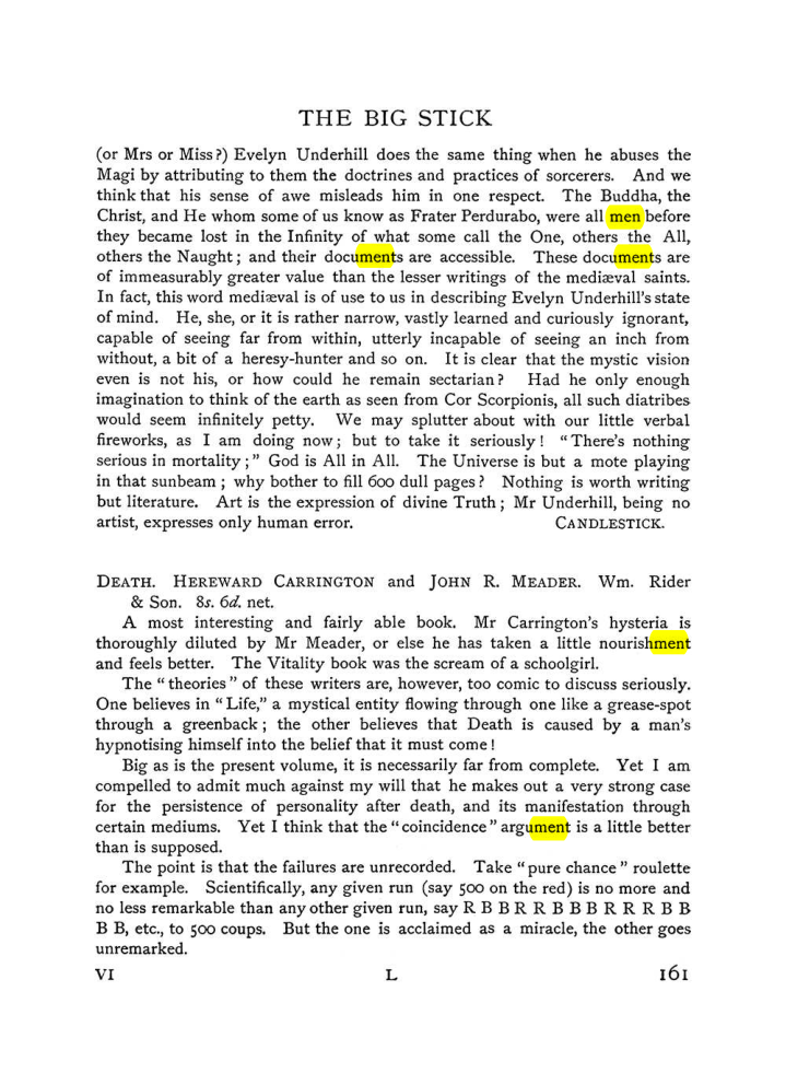 Original scan of The Equinox (Volume I, Number V), PDF page 169