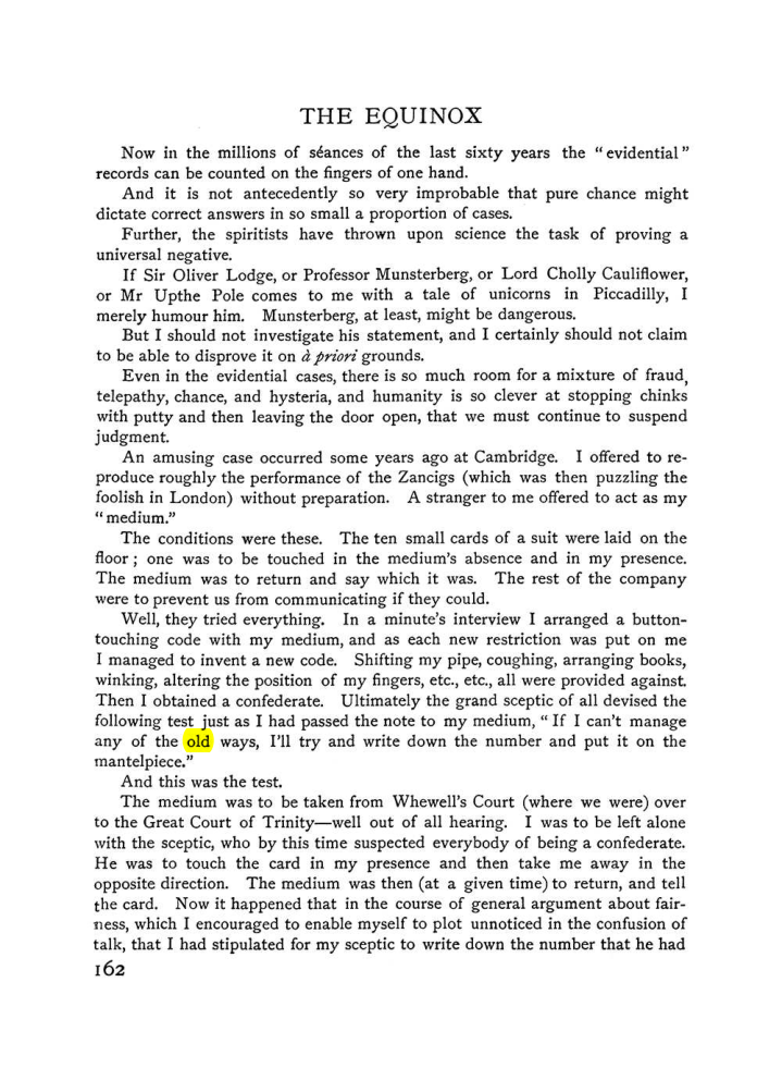 Original scan of The Equinox (Volume I, Number V), PDF page 170